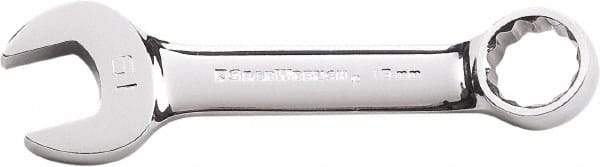 GearWrench - 16mm 12 Point Combination Wrench - 4-13/16" OAL, Steel, Full Polish Finish - Benchmark Tooling