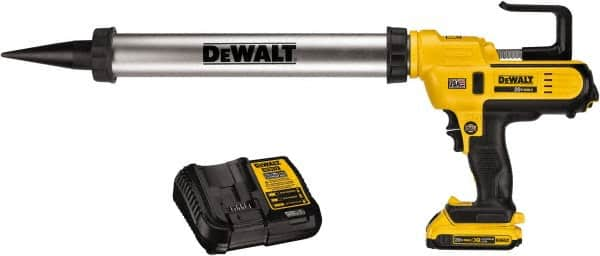 DeWALT - 29 oz Full Barrel Battery Caulk/Adhesive Applicator - Use with 10 to 20 oz Sausage Packs - Benchmark Tooling