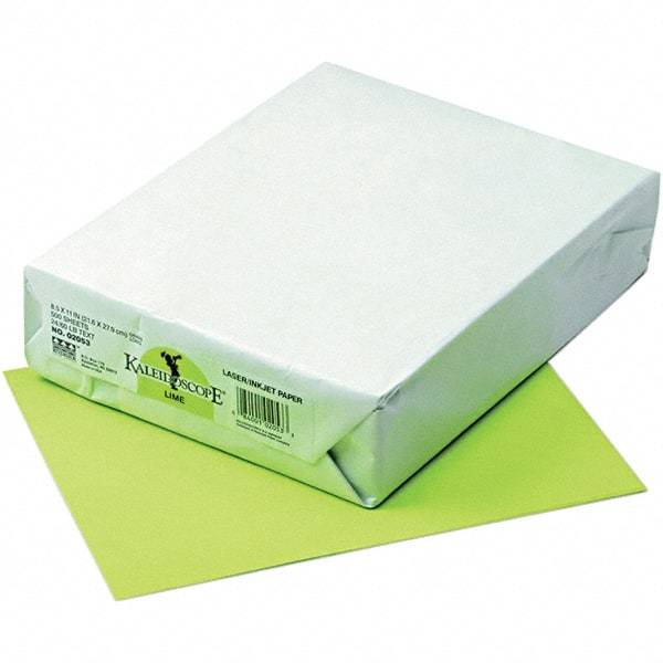 Pacon - 8-1/2" x 11" Lime Colored Copy Paper - Use with Laser Printers, Copiers, Inkjet Printers - Benchmark Tooling