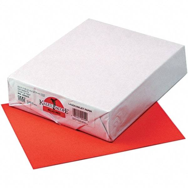 Pacon - 8-1/2" x 11" Rojo Red Colored Copy Paper - Use with Laser Printers, Copiers, Inkjet Printers - Benchmark Tooling