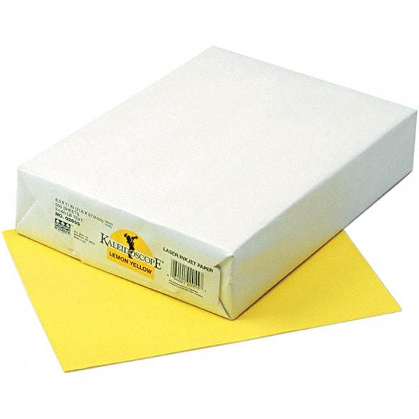 Pacon - 8-1/2" x 11" Lemon Yellow Colored Copy Paper - Use with Laser Printers, Copiers, Inkjet Printers - Benchmark Tooling