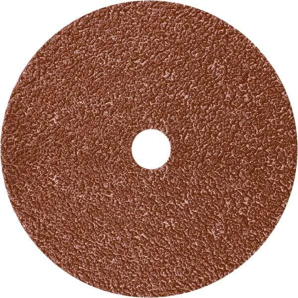 3M - 7" Diam 80+ Grit Fiber Disc - Ceramic, 8,600 Max RPM, Series 787C - Benchmark Tooling