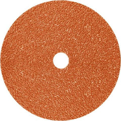 3M - 7" Diam 60+ Grit Fiber Disc - Ceramic, 8,600 Max RPM, Series 787C - Benchmark Tooling