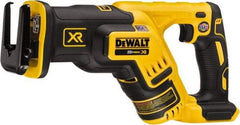 DeWALT - 20V, 0 to 2,900 SPM, Cordless Reciprocating Saw - 1-1/8" Stroke Length, 14-1/2" Saw Length, 1 Lithium-Ion Battery Not Included - Benchmark Tooling