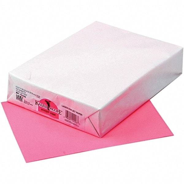 Pacon - 8-1/2" x 11" Hyper Pink Colored Copy Paper - Use with Laser Printers, Copiers, Inkjet Printers - Benchmark Tooling