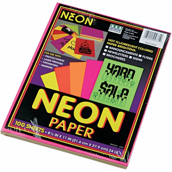 Pacon - 8-1/2" x 11" Assorted Colors Colored Copy Paper - Use with Laser Printers, Copiers - Benchmark Tooling
