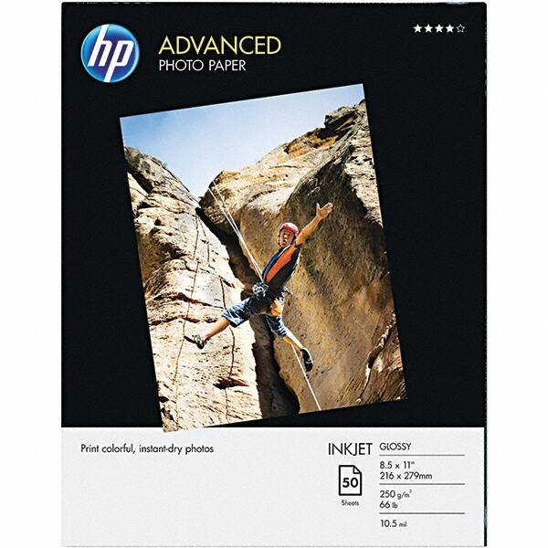 Hewlett-Packard - 8-1/2" x 11" White Photo Paper - Use with Inkjet Printers - Benchmark Tooling