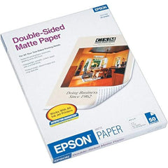 Epson - 8-1/2" x 11" Bright White Photo Paper - Use with Inkjet Printers - Benchmark Tooling