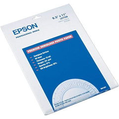 Epson - 8-1/2" x 11" White Photo Paper - Use with Inkjet Printers - Benchmark Tooling