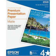 Epson - 8-1/2" x 11" Bright White Photo Paper - Use with Inkjet Printers - Benchmark Tooling