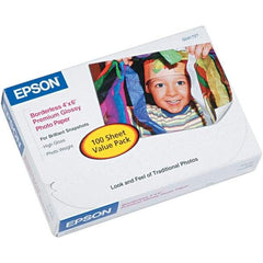 Epson - 4" x 6" White Photo Paper - Use with Inkjet Printers - Benchmark Tooling