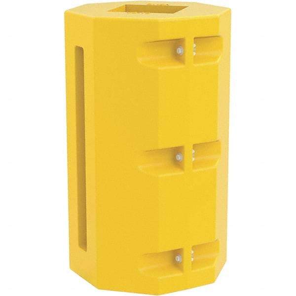 Vestil - 24" Wide x 24" Deep x 42" High, Steel Column Protector - Fits 10" Columns, Yellow - Benchmark Tooling