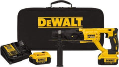 DeWALT - 20 Volt 1" SDS Plus Chuck Cordless Rotary Hammer - 0 to 5,550 BPM, 0 to 1,500 RPM, Reversible - Benchmark Tooling