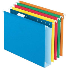 Pendaflex - 8-1/2 x 11", Letter Size, Assorted Colors, Hanging File Folder - 11 Point Stock, 1/5 Tab Cut Location - Benchmark Tooling