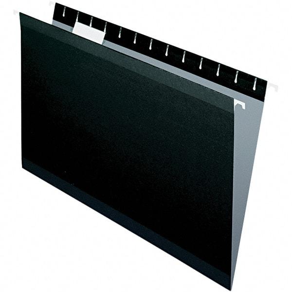 Pendaflex - 9-1/2 x 14-1/2", Legal, Black, Hanging File Folder - 11 Point Stock, 1/5 Tab Cut Location - Benchmark Tooling