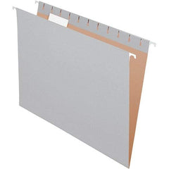 Pendaflex - 9-1/4 x 11-7/8", Letter Size, Gray, Hanging File Folder - 11 Point Stock, 1/5 Tab Cut Location - Benchmark Tooling