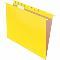 Pendaflex - 8-1/2 x 11", Letter Size, Yellow, Hanging File Folder - 11 Point Stock, 1/5 Tab Cut Location - Benchmark Tooling