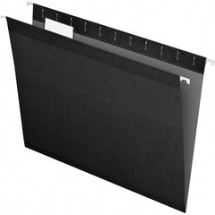 Pendaflex - 8-1/2 x 11", Letter Size, Black, Hanging File Folder - 11 Point Stock, 1/5 Tab Cut Location - Benchmark Tooling