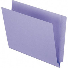 Pendaflex - 10-1/8 x 12-1/4", Letter Size, Purple, File Folders with End Tab - 11 Point Stock, Straight Tab Cut Location - Benchmark Tooling