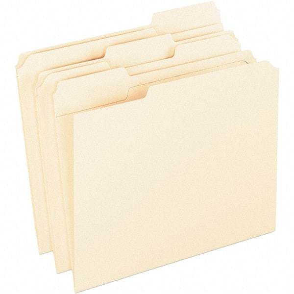 Pendaflex - 10 x 12-1/2", Letter Size, Manila, File Folders with Top Tab - 11 Point Stock, 1/3 Tab Cut Location - Benchmark Tooling