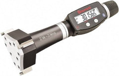 Starrett - 2-5/8" to 3-1/4", IP67, Carbide Face Electronic Inside Micrometer - 0.00005" Resolution, 0.0002" Accuracy, 3-1/16" Gage Depth - Benchmark Tooling