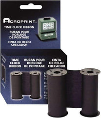 Acroprint Time Recorder - 4" High x 1-5/16" Wide Time Clock Replacement Ribbon - Blue, Use with Acroprint 125 and 150 models - Benchmark Tooling