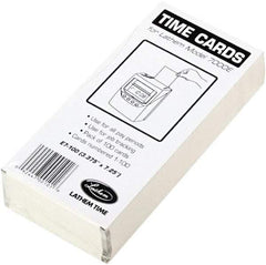 Lathem Time - 1-45/64" High x 3-13/32" Wide Weekly/Bi-Weekly/Twice Monthly Time Cards - Use with Lathem 7000E - Benchmark Tooling