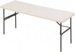 ICEBERG - 24" Long x 72" Wide x 29" High, Folding Table - Platinum - Benchmark Tooling