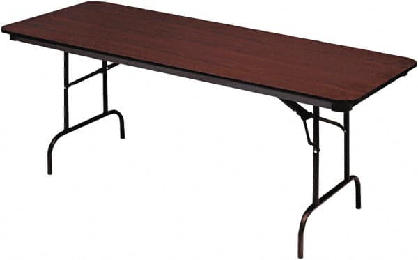 ICEBERG - 30" Long x 72" Wide x 29" High, Folding Table - Mahogany - Benchmark Tooling