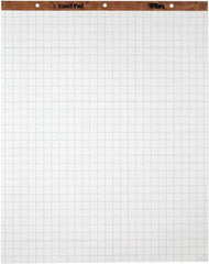 TOPS - Easel Pads, Quadrille Rule, 27 x 34, White, 50 Sheets, 4 Pads/Carton, Easel Pads - Use with Whiteboards, Chalkboards, Walls, Easel St&s - Benchmark Tooling