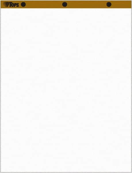 TOPS - Easel Pads, Unruled, 27 x 34, White, 50 Sheets, 2 Pads/Pack, Easel Pads - Use with Whiteboards, Chalkboards, Walls, Easel St&s - Benchmark Tooling