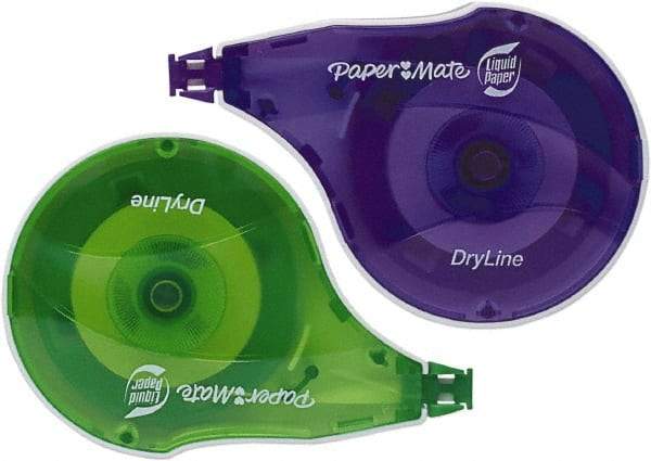 Paper Mate Liquid Paper - 1/6" x 472" Correction Tape Non-Refillable - Benchmark Tooling