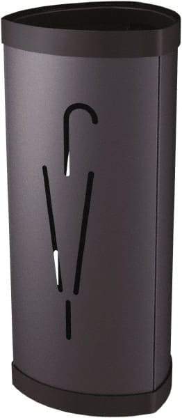 Alba - 3 Hooks, 10-1/4" Long x 10-1/4" Deep, Metal & Plastic Umbrella Stand - 23-21/32" High - Benchmark Tooling