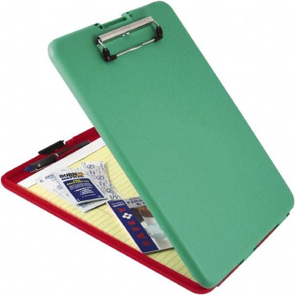 Saunders - 1-1/4" Long x 9-1/2" Wide, Clip Board - Red/Green - Benchmark Tooling