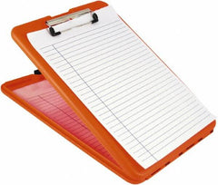 Saunders - 1-1/4" Long x 9-1/2" Wide, Clip Board - High Visibility Orange - Benchmark Tooling