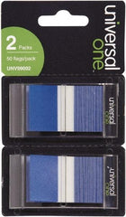 Universal One - Self-Stick Page Flags Style: Flag Color: Blue - Benchmark Tooling