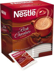 Nestle - Hot Cocoa Mix, Rich Chocolate, 0.71 oz Packets, 50/Box - Benchmark Tooling