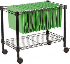 ALERA - 250 Lb Capacity, 24" Wide x 14" Long x 21" High File Cart - 1 Shelf, Steel - Benchmark Tooling