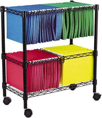 ALERA - 250 Lb Capacity, 26" Wide x 14" Long x 29-1/2" High File Cart - 1 Shelf, Steel - Benchmark Tooling