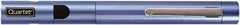Quartet - Metal Pen Size Laser Pointer - Blue, 2 AAA Batteries Included - Benchmark Tooling