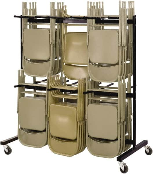 Safco - 84 Chairs Capacity Two-Tier Chair Cart - Use for Folding Chairs - Benchmark Tooling