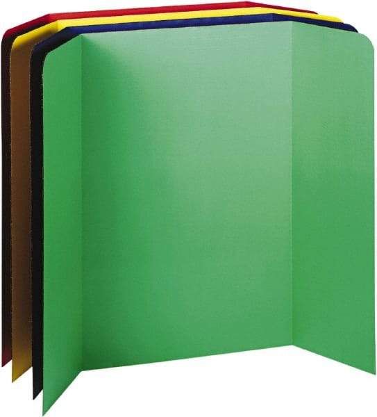 Pacon - Spotlight Corrugated Presentation Display Boards, 48 x 36, Assorted, 4/Carton, Display Board - Use with Science Fairs, Booths & Displays - Benchmark Tooling