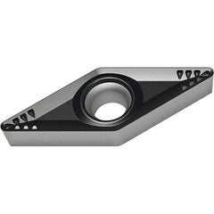 Walter - VCMT331 RM4 Grade WMP20S Carbide Turning Insert - TiCN/Al2O3/TiCN Finish, 35° Diamond, 3/8" Inscr Circle, 3/16" Thick, 1/64" Corner Radius - Benchmark Tooling