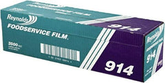 Reynolds - PVC Film Roll with Cutter Box, 18" x 2,000', Clear - Use with Food Protection - Benchmark Tooling