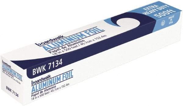 Boardwalk - Extra Heavy-Duty Aluminum Foil Roll, 18" x 500', Silver - Use with Food Protection - Benchmark Tooling