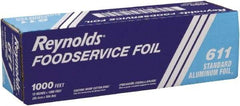 Reynolds - Standard Aluminum Foil Roll, 12" x 1,000', Silver - Use with Food Protection - Benchmark Tooling