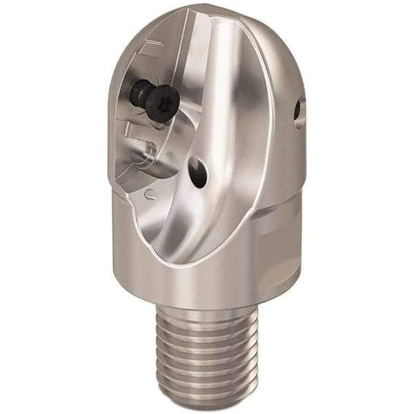 Seco - 40mm Cut Diam, 35mm Max Depth of Cut, 54.9mm OAL, Indexable Ball Nose End Mill - 54.9mm Head Length, M20 Combimaster Shank, R218.20 Toolholder, 218.20 Insert - Benchmark Tooling
