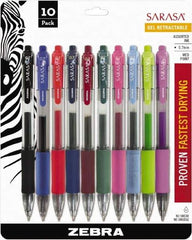 Zebra - Conical Roller Ball Pen - Assorted Colors - Benchmark Tooling