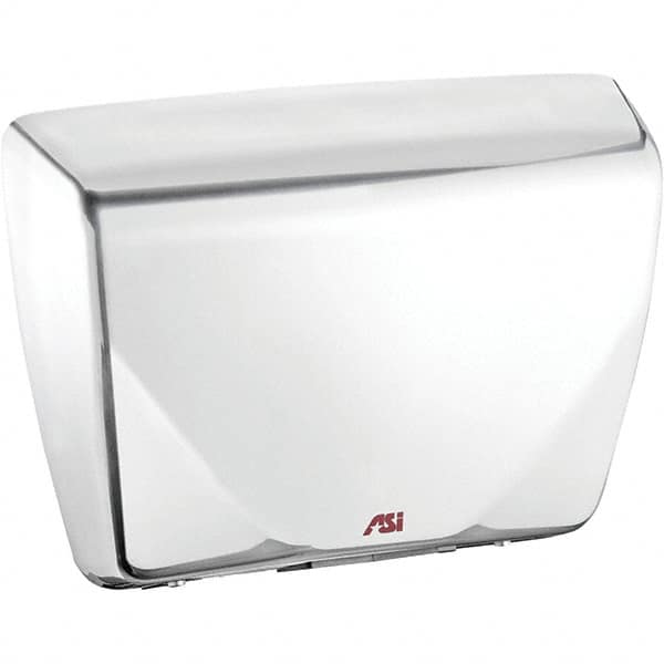 ASI-American Specialties, Inc. - 2200 Watt White Finish Electric Hand Dryer - 100-240 Volts, 18.3 Amps, 14-7/16" Wide x 10-13/16" High x 3-15/16" Deep - Benchmark Tooling