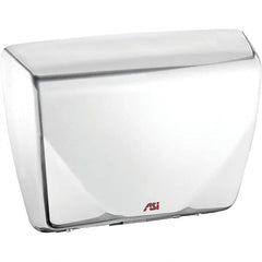 ASI-American Specialties, Inc. - 2200 Watt White Finish Electric Hand Dryer - 277 Volts, 7.9 Amps, 14-7/16" Wide x 10-13/16" High x 3-15/16" Deep - Benchmark Tooling